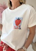 Tee shirt strawberry