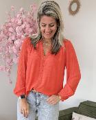 Blouse Ninon corail