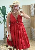 Robe Soledad rouge
