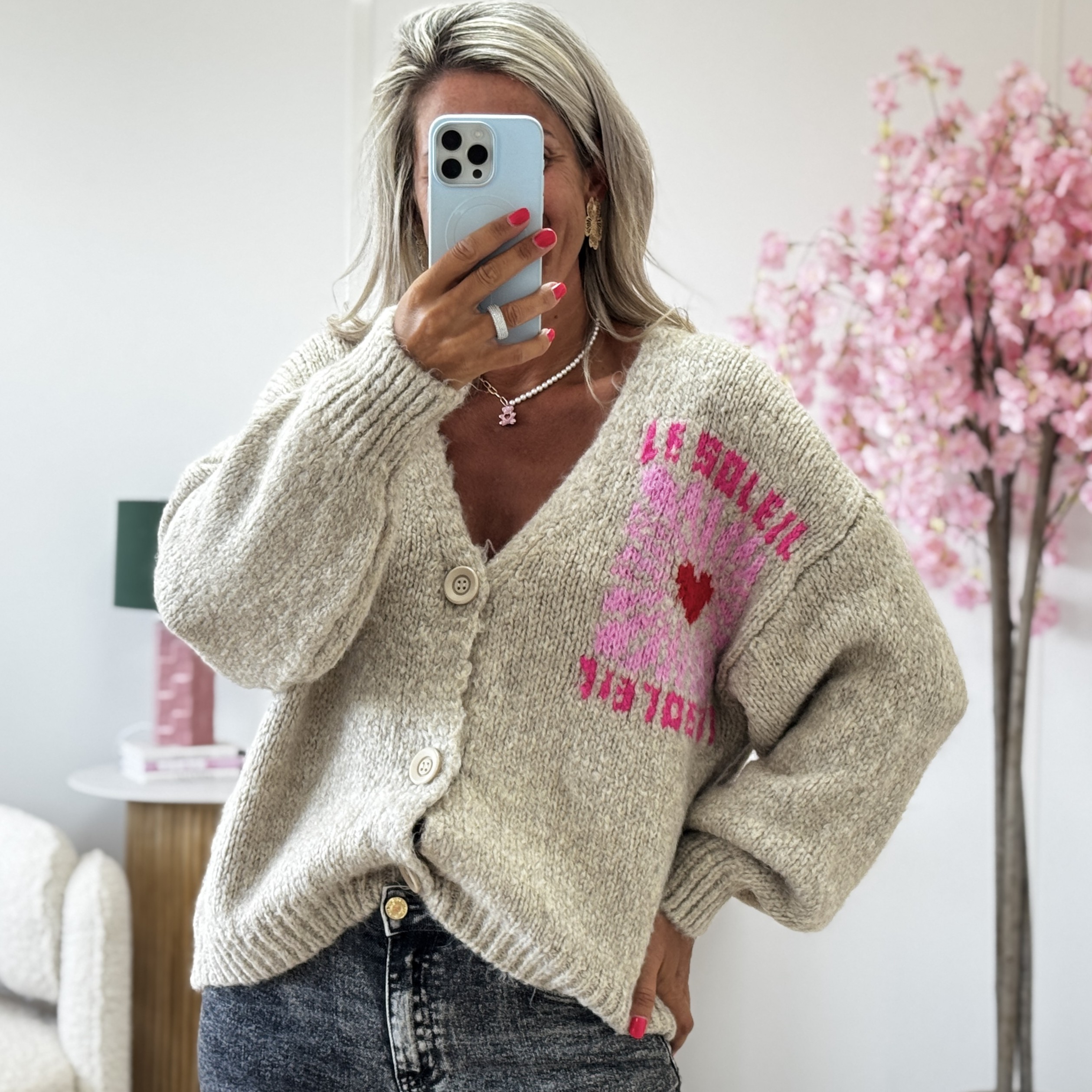 Gilet Soleil taupe