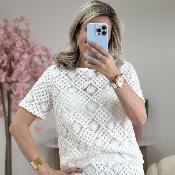 Blouse Lydia blanche