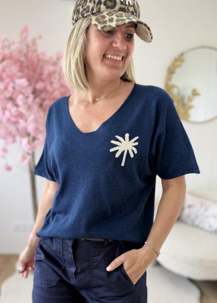 Pull Loan palmier beige