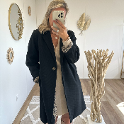 Manteau Diana noir