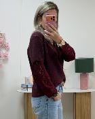 Pull Tifanny bordeaux