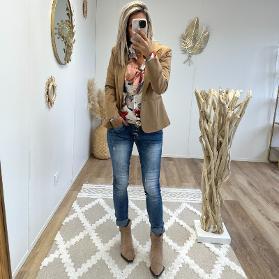 Blazer Eleonore camel (taille petit)