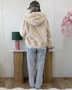 Manteau fausse fourrure 