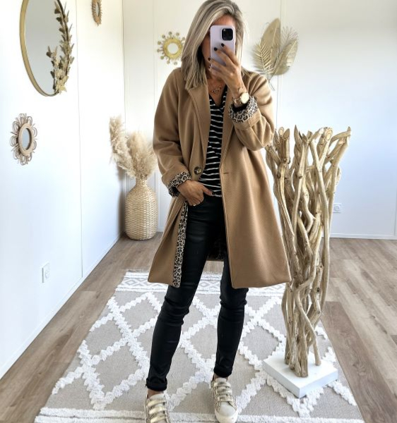 Manteau Diana camel