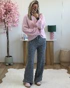 Pantalon cocooning gris