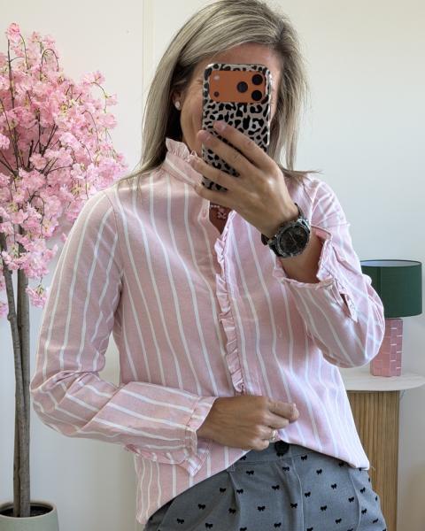 Chemise Gwladys rose
