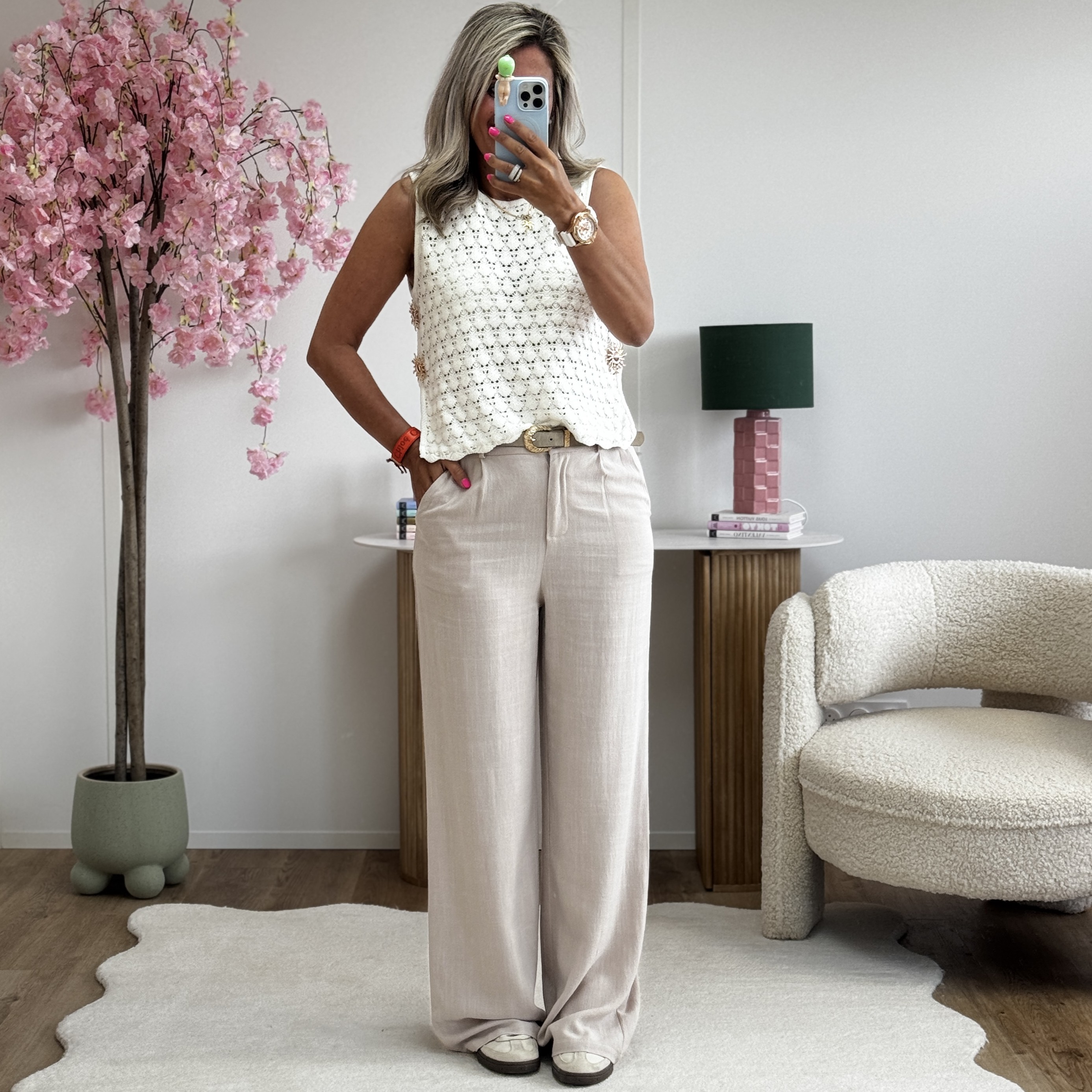 Pantalon Daryl beige