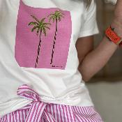 Tee shirt Jade rose