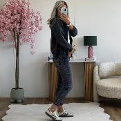 Gilet Sweat coeur doré