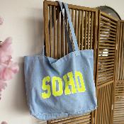 Sac en jeans bleu
