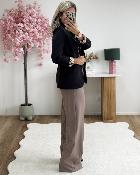 Pantalon à pince taupe