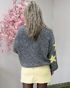 Jupe short Natanael jaune