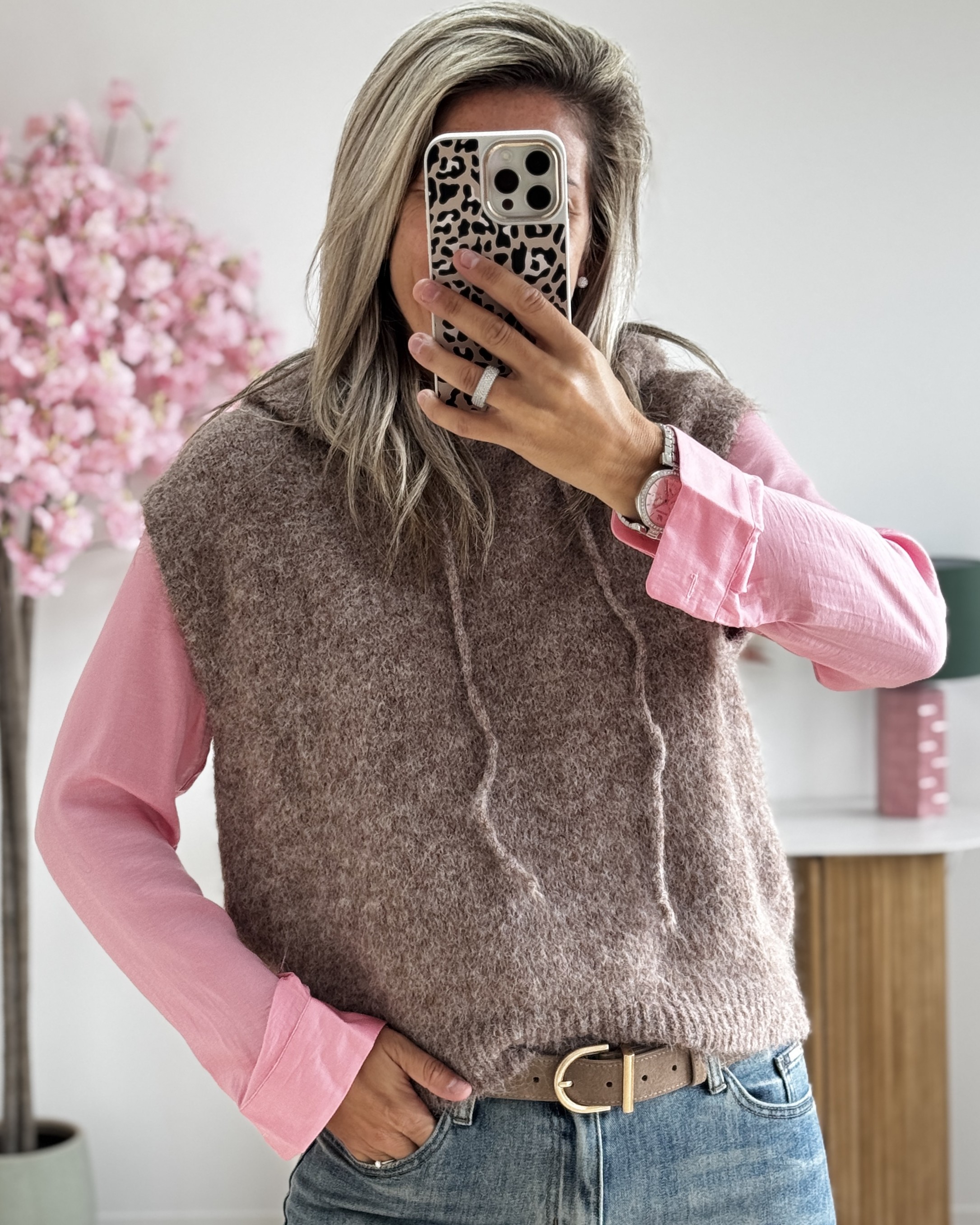 Pull Sully taupe