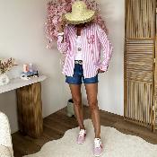 Chemise Love rose