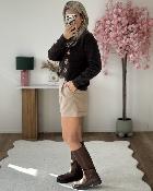 Short Cleo beige