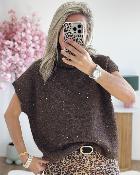 Pull Eva chocolat