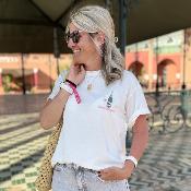 Tee shirt champagne