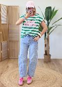 Tee shirt club amour vert