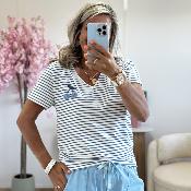 Tee shirt Alisa bleu