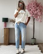 Tee shirt Karine blanc