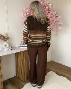 Pantalon Diego chocolat