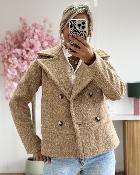 Manteau Basile camel