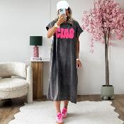 Robe tee shirt Ciao grise