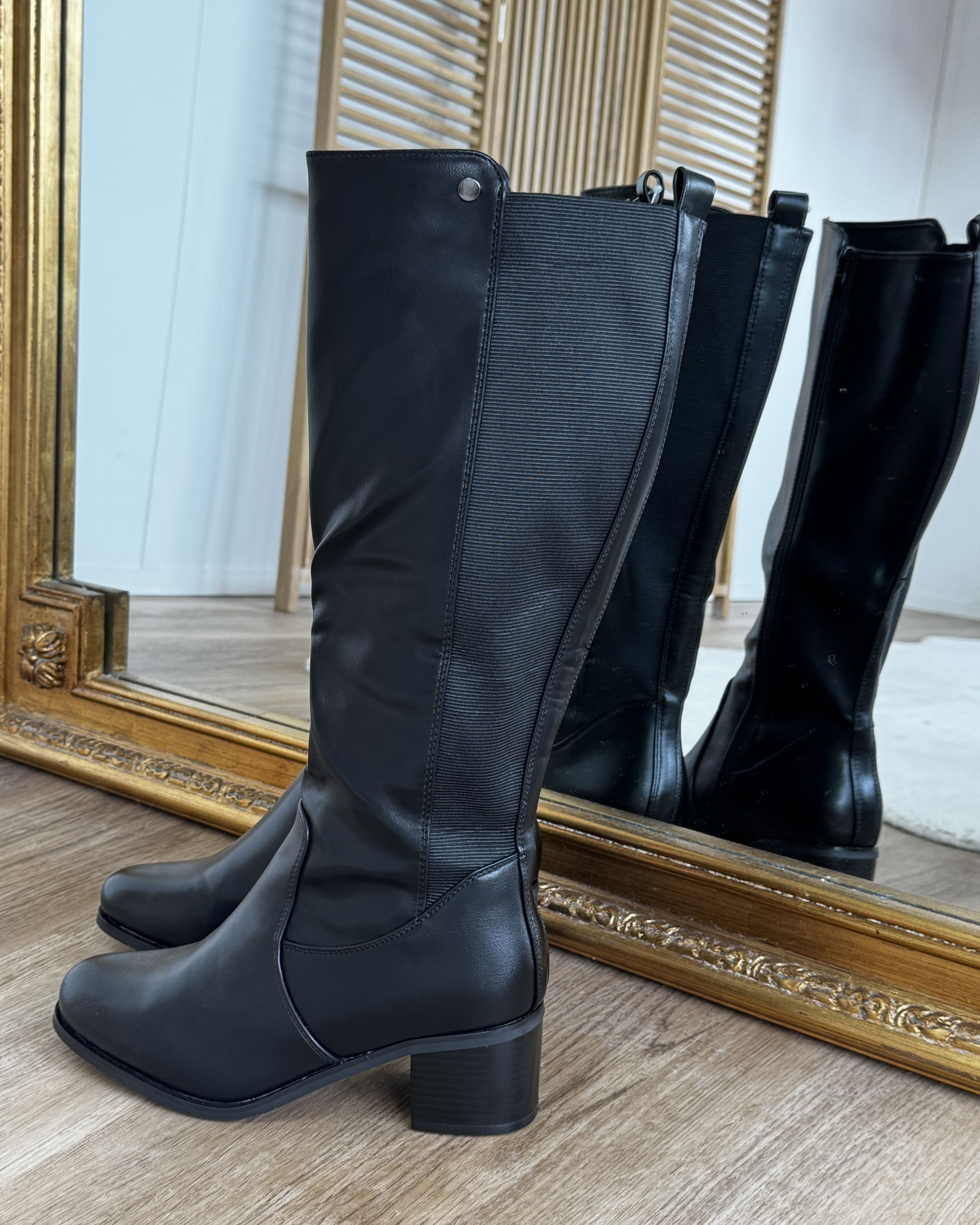 Bottes cavalières noires