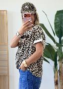 Tee shirt amour leopard