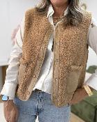 Gilet Eliott camel