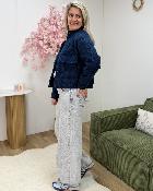 Bombers bouclettes marine