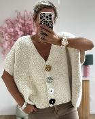 Pull Ysaline ecru