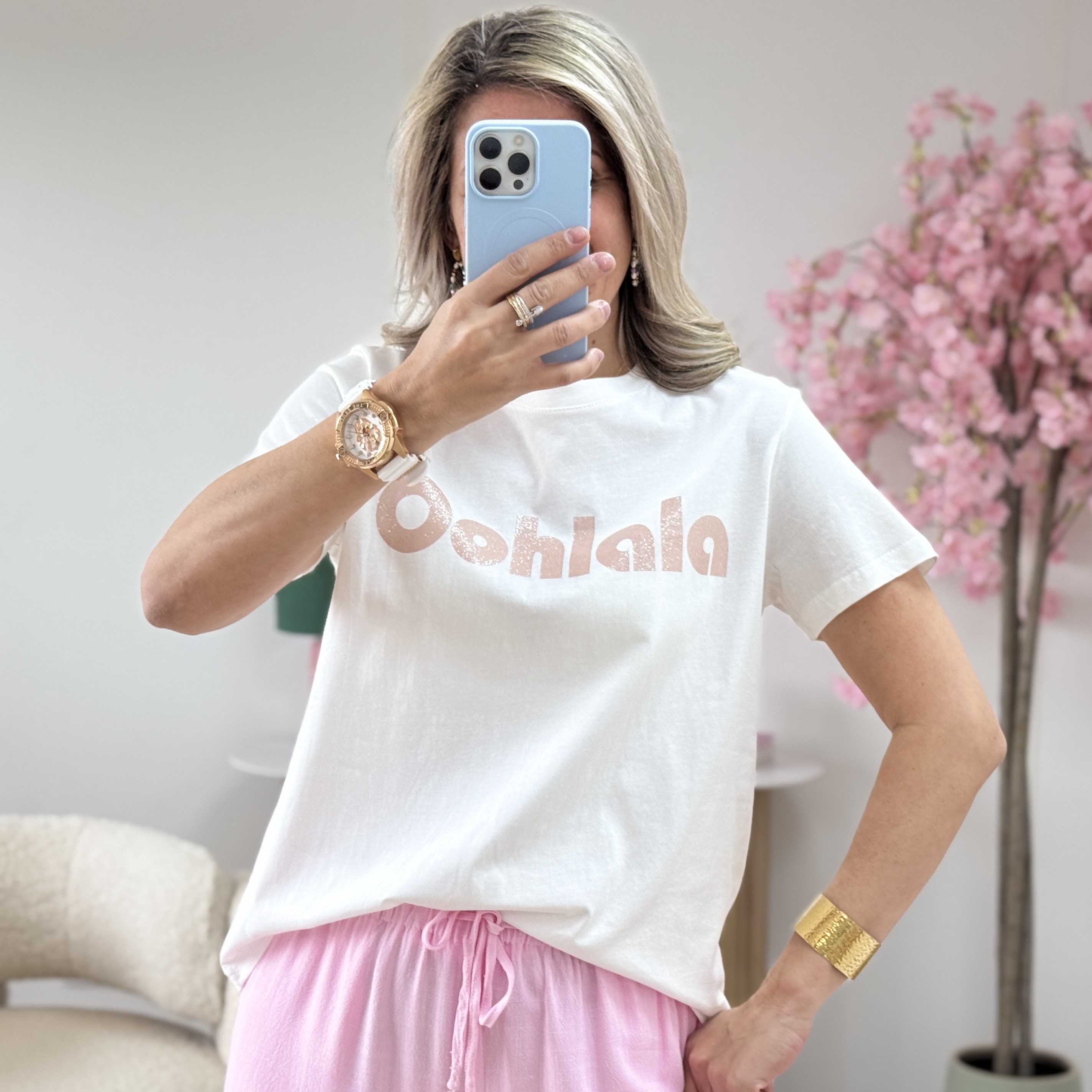Tee shirt ohlala rose