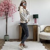 Sweat Andrew beige marine