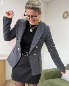 Jupe short Natanael noire