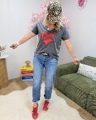 Tee shirt Leslie rouge