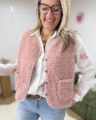 Chemise Scarlette rose marron