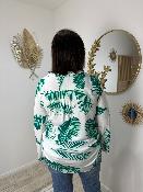 Blouse jungle vert