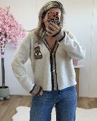 Gilet bear beige