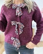 Gilet Liberty bordeaux