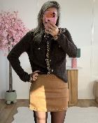 Jupe short clouté (du 34 au 40)