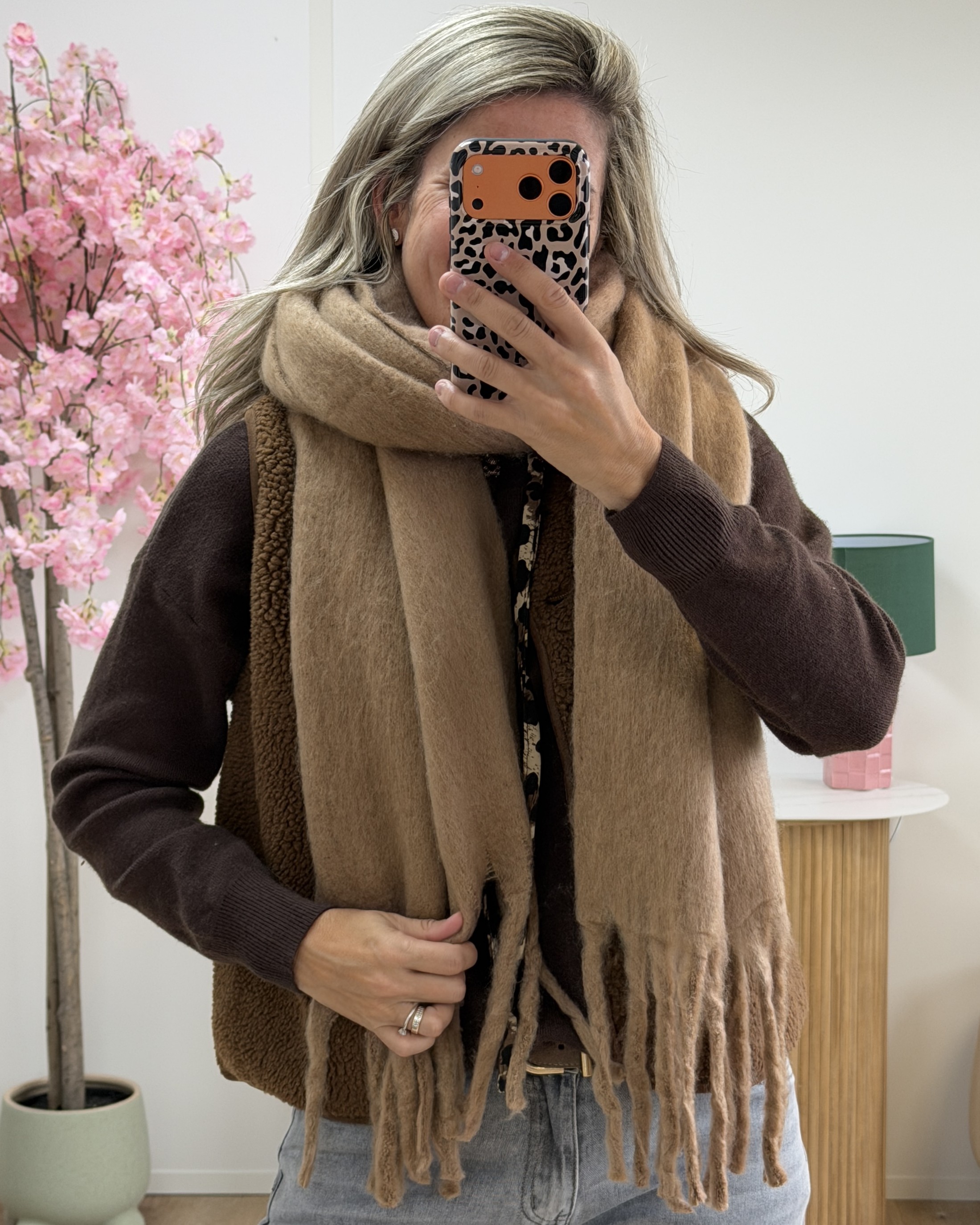 Echarpe camel