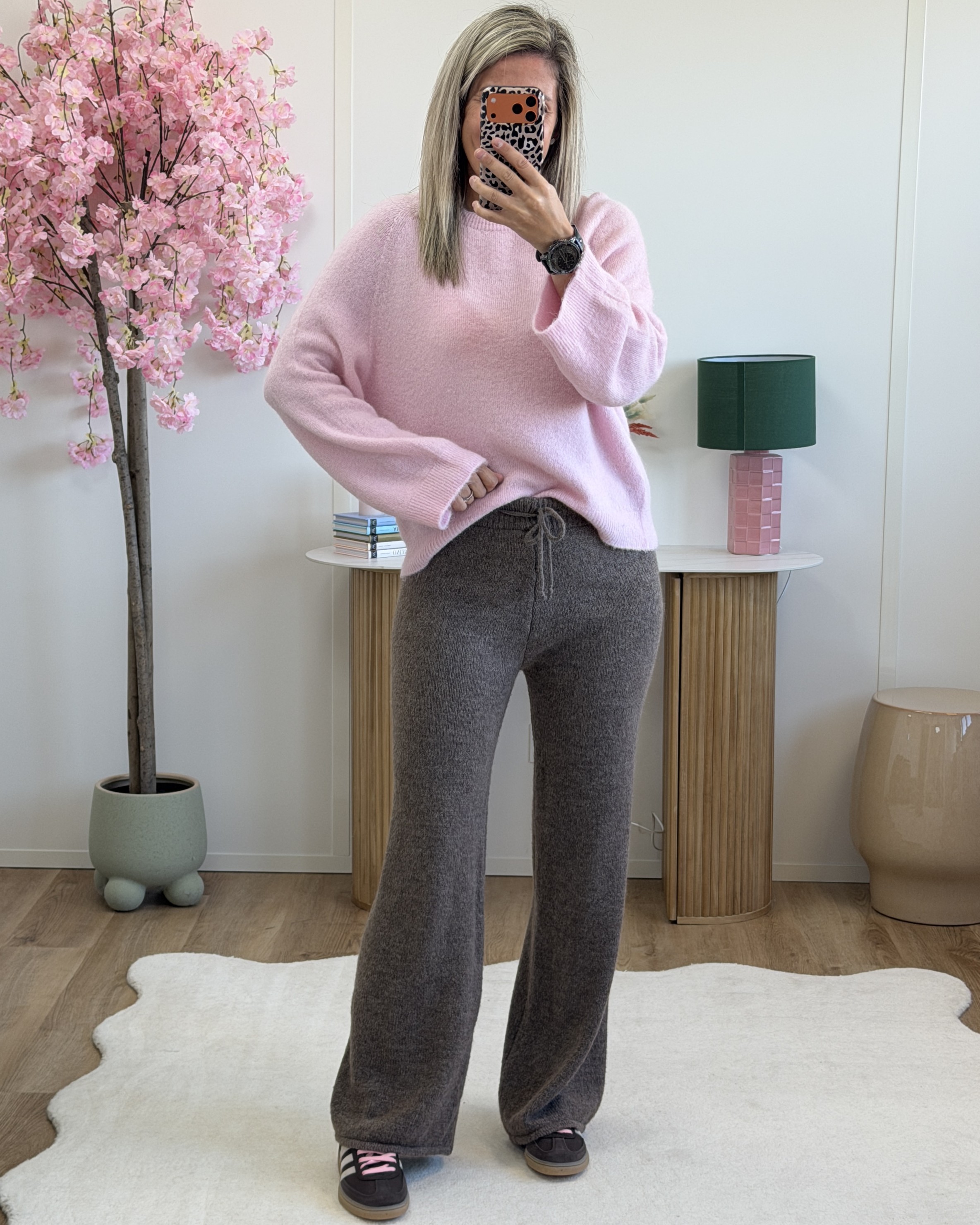 Pantalon cocooning choco