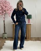 Chemise Alma brut coeurs or