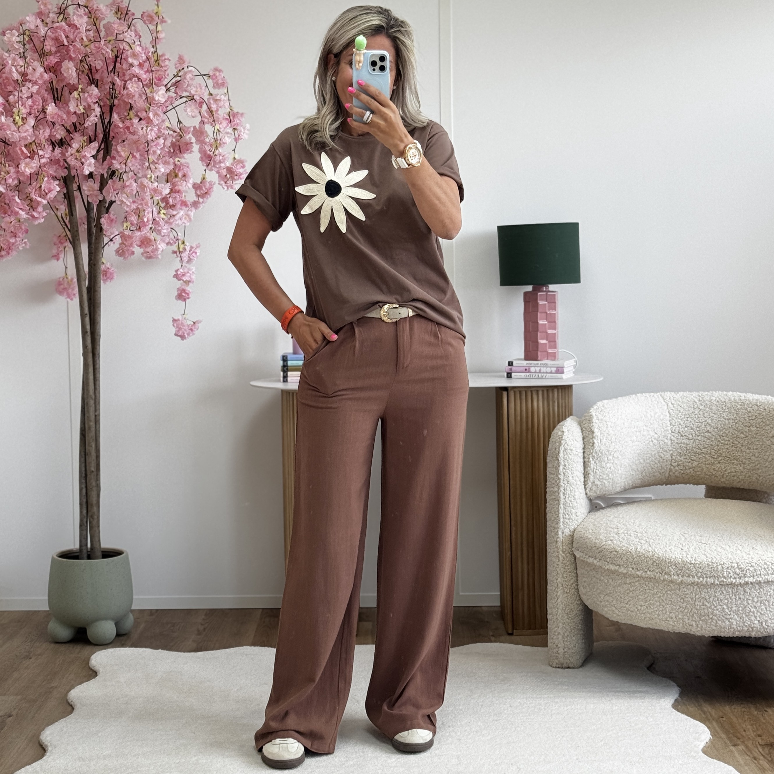 Pantalon Daryl chocolat