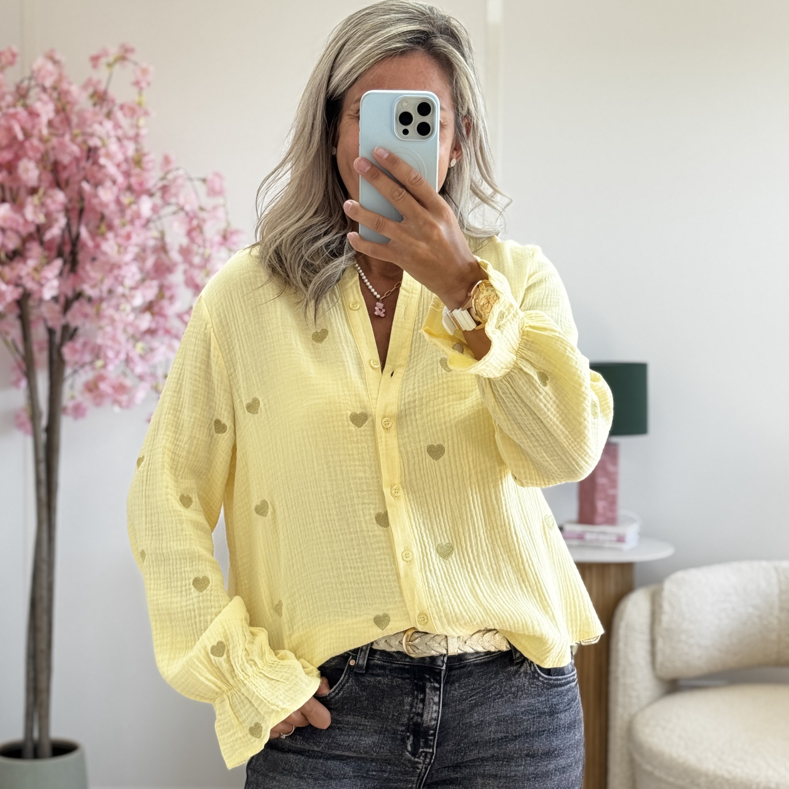 Chemise Wayne jaune