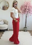 Pantalon Paula rouge